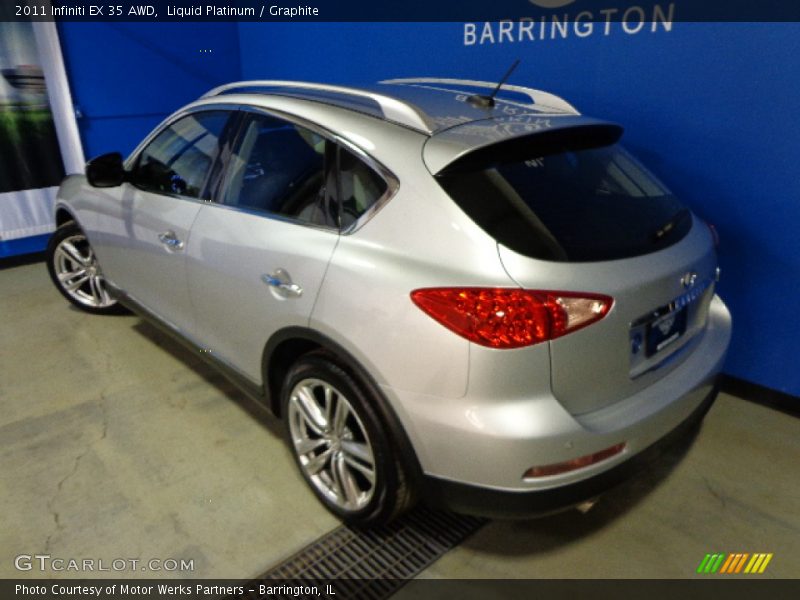 Liquid Platinum / Graphite 2011 Infiniti EX 35 AWD