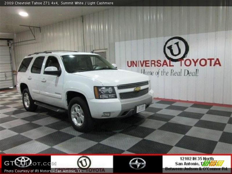 Summit White / Light Cashmere 2009 Chevrolet Tahoe Z71 4x4