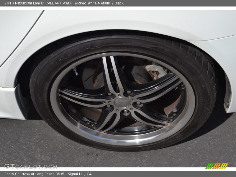 Custom Wheels of 2010 Lancer RALLIART AWD