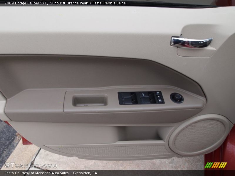 Sunburst Orange Pearl / Pastel Pebble Beige 2009 Dodge Caliber SXT