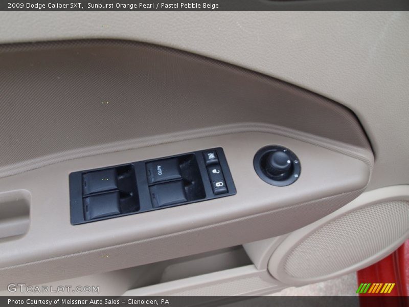 Sunburst Orange Pearl / Pastel Pebble Beige 2009 Dodge Caliber SXT