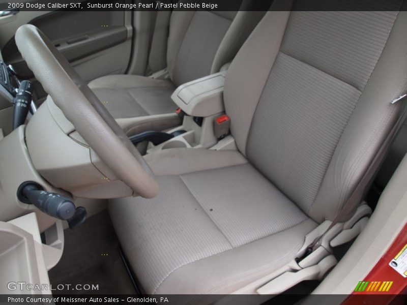 Sunburst Orange Pearl / Pastel Pebble Beige 2009 Dodge Caliber SXT