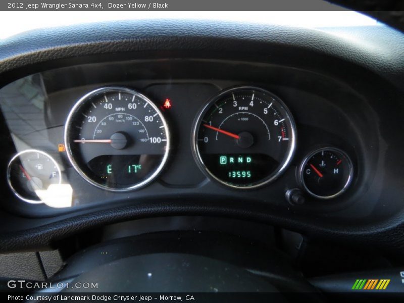 Dozer Yellow / Black 2012 Jeep Wrangler Sahara 4x4