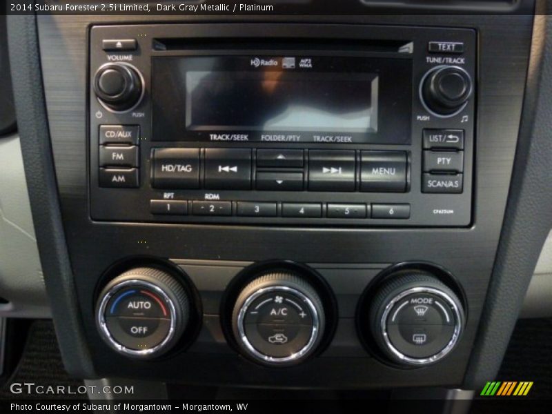 Dark Gray Metallic / Platinum 2014 Subaru Forester 2.5i Limited