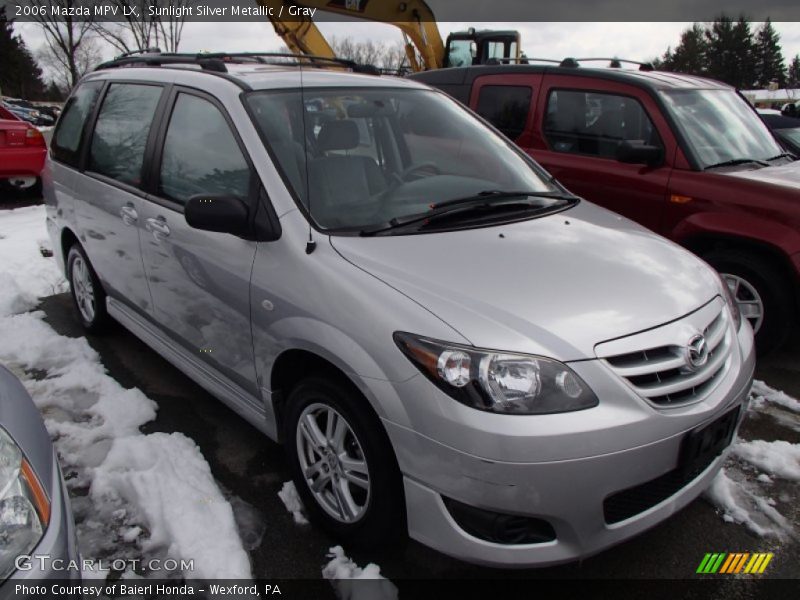 Sunlight Silver Metallic / Gray 2006 Mazda MPV LX