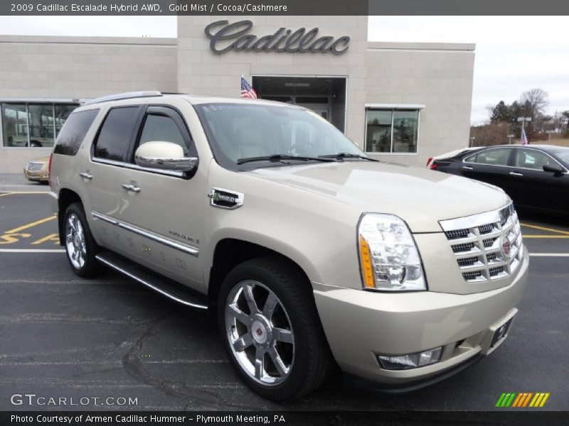 Front 3/4 View of 2009 Escalade Hybrid AWD