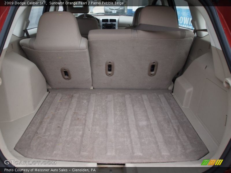 Sunburst Orange Pearl / Pastel Pebble Beige 2009 Dodge Caliber SXT