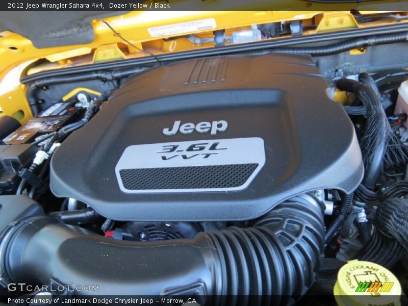 Dozer Yellow / Black 2012 Jeep Wrangler Sahara 4x4