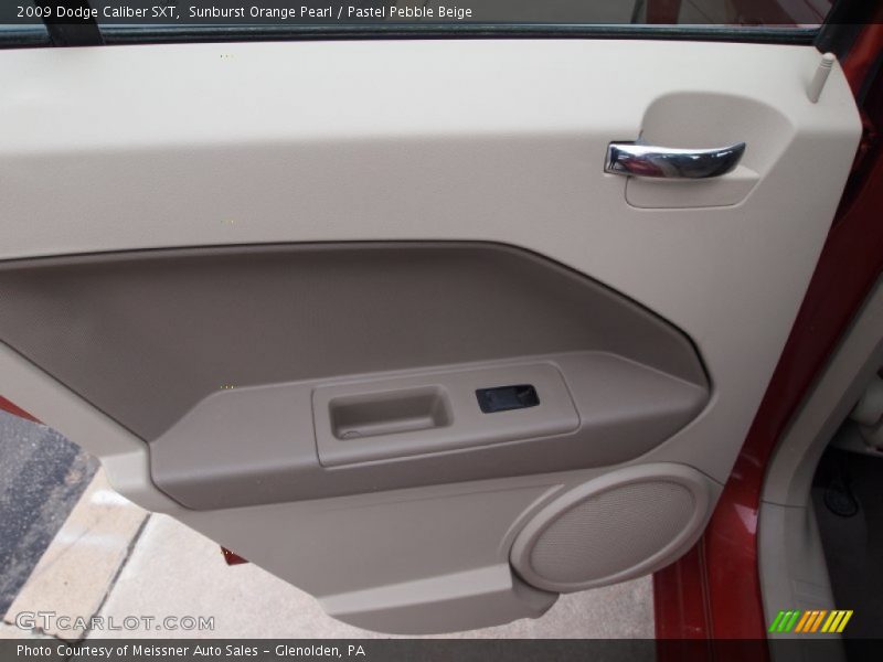 Sunburst Orange Pearl / Pastel Pebble Beige 2009 Dodge Caliber SXT