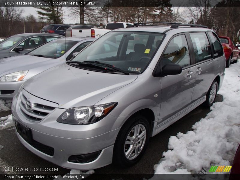 Sunlight Silver Metallic / Gray 2006 Mazda MPV LX