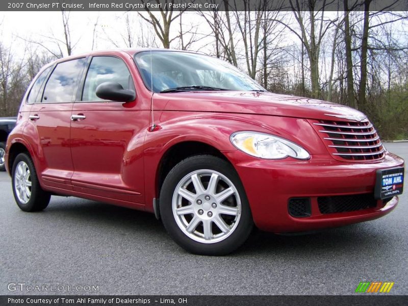 Inferno Red Crystal Pearl / Pastel Slate Gray 2007 Chrysler PT Cruiser