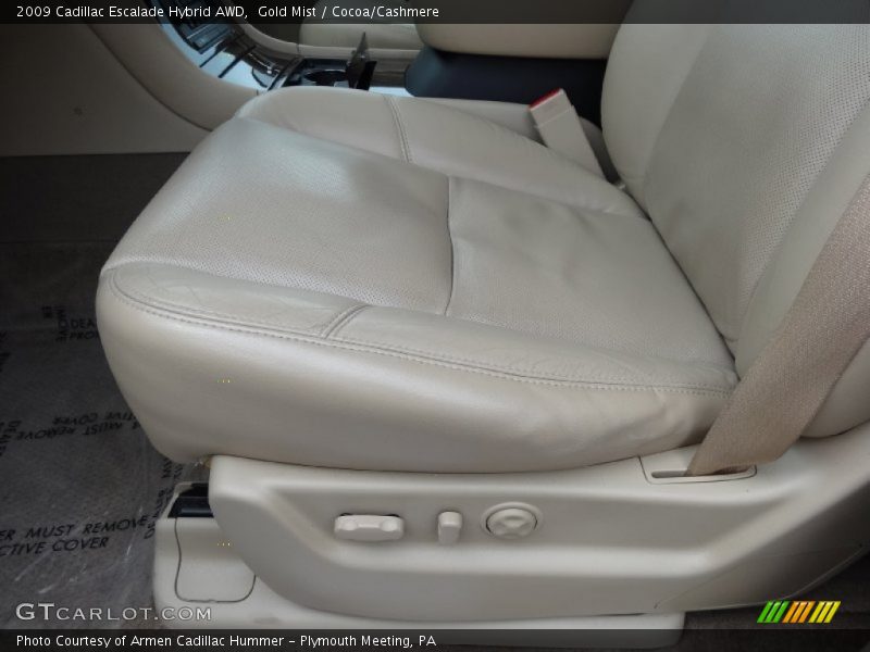 Gold Mist / Cocoa/Cashmere 2009 Cadillac Escalade Hybrid AWD