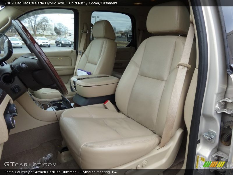 Gold Mist / Cocoa/Cashmere 2009 Cadillac Escalade Hybrid AWD