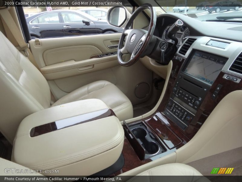 Gold Mist / Cocoa/Cashmere 2009 Cadillac Escalade Hybrid AWD