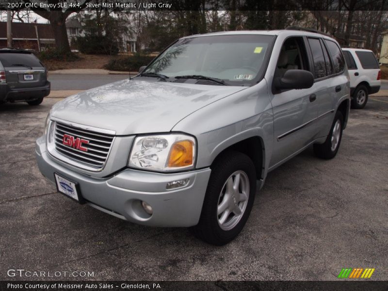 Silver Mist Metallic / Light Gray 2007 GMC Envoy SLE 4x4