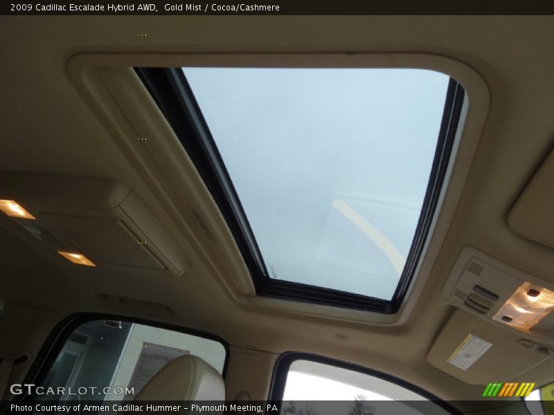 Gold Mist / Cocoa/Cashmere 2009 Cadillac Escalade Hybrid AWD