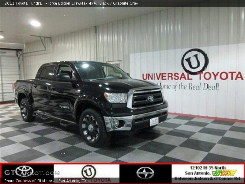 Black / Graphite Gray 2011 Toyota Tundra T-Force Edition CrewMax 4x4