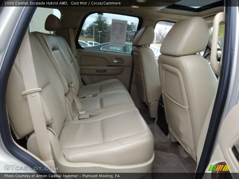 Gold Mist / Cocoa/Cashmere 2009 Cadillac Escalade Hybrid AWD