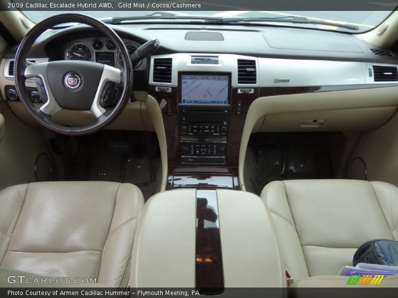 Gold Mist / Cocoa/Cashmere 2009 Cadillac Escalade Hybrid AWD