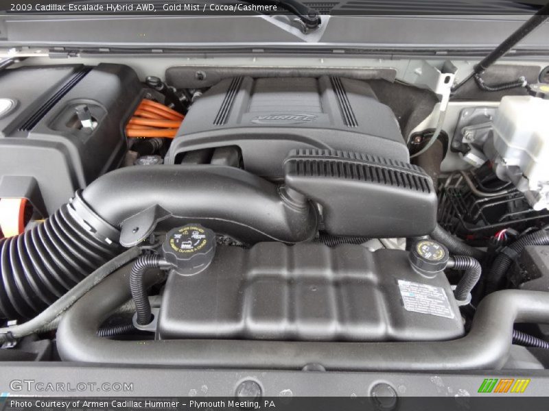 Gold Mist / Cocoa/Cashmere 2009 Cadillac Escalade Hybrid AWD