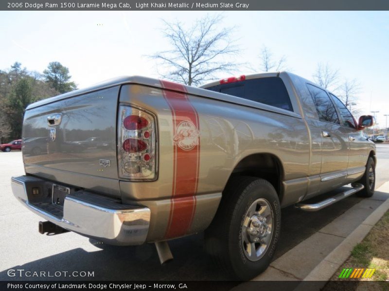 Light Khaki Metallic / Medium Slate Gray 2006 Dodge Ram 1500 Laramie Mega Cab