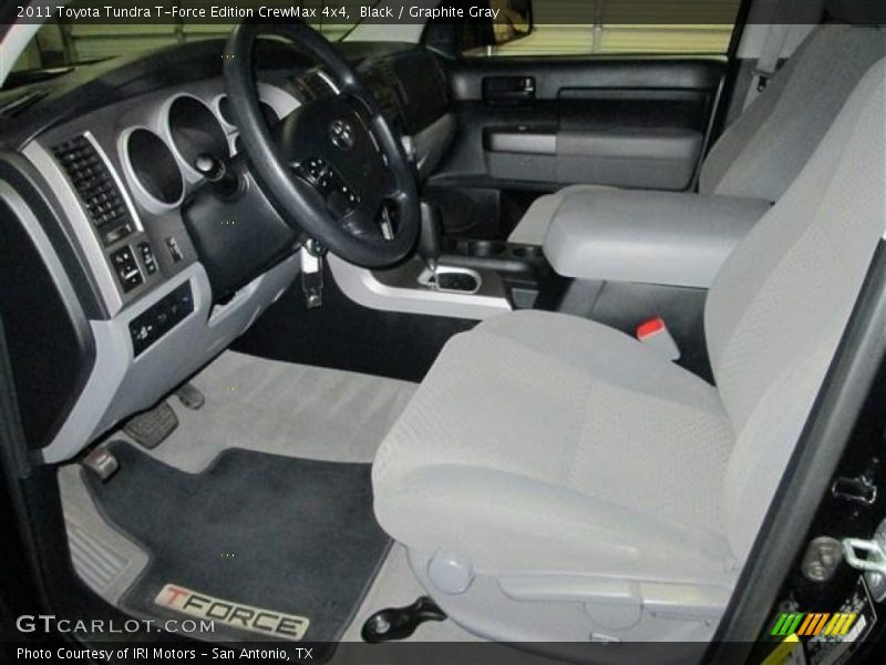 Black / Graphite Gray 2011 Toyota Tundra T-Force Edition CrewMax 4x4