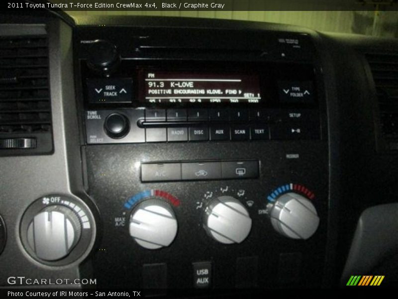 Black / Graphite Gray 2011 Toyota Tundra T-Force Edition CrewMax 4x4