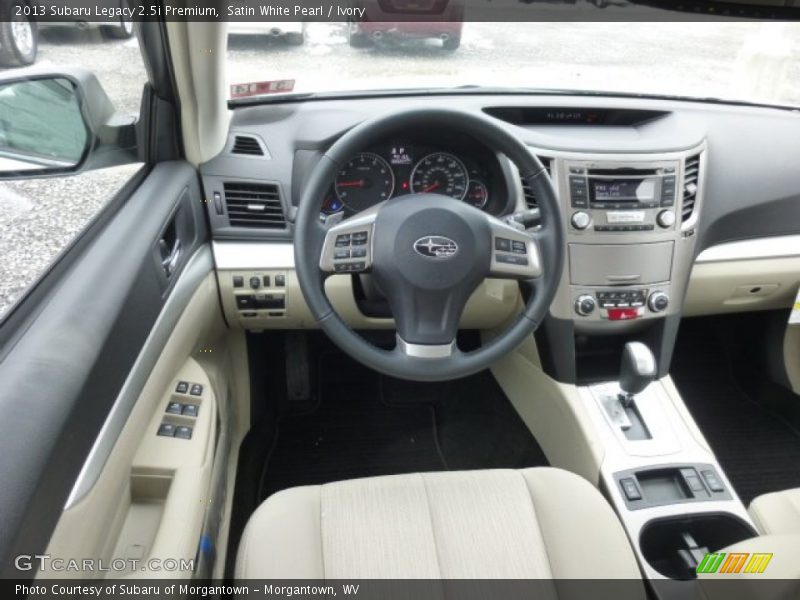 Satin White Pearl / Ivory 2013 Subaru Legacy 2.5i Premium