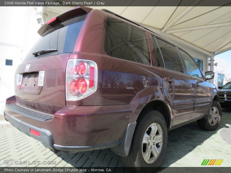 Dark Cherry Pearl / Gray 2008 Honda Pilot Value Package