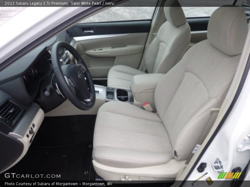 Satin White Pearl / Ivory 2013 Subaru Legacy 2.5i Premium