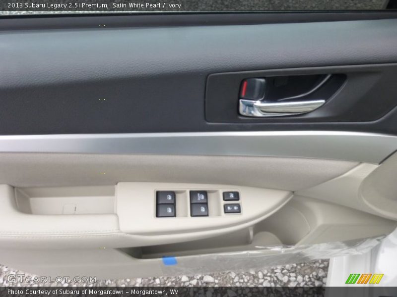 Satin White Pearl / Ivory 2013 Subaru Legacy 2.5i Premium