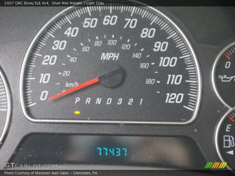 Silver Mist Metallic / Light Gray 2007 GMC Envoy SLE 4x4