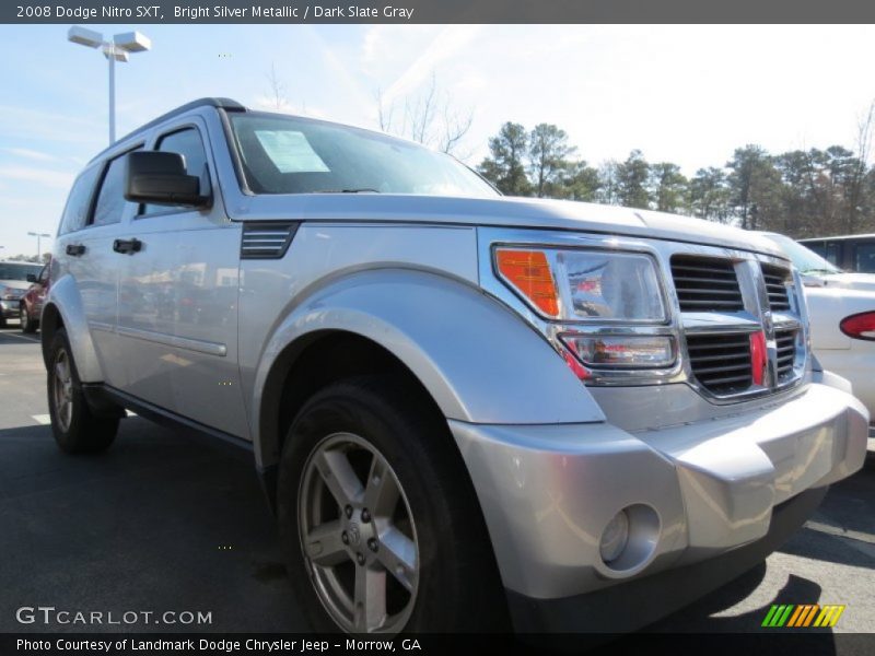 Bright Silver Metallic / Dark Slate Gray 2008 Dodge Nitro SXT