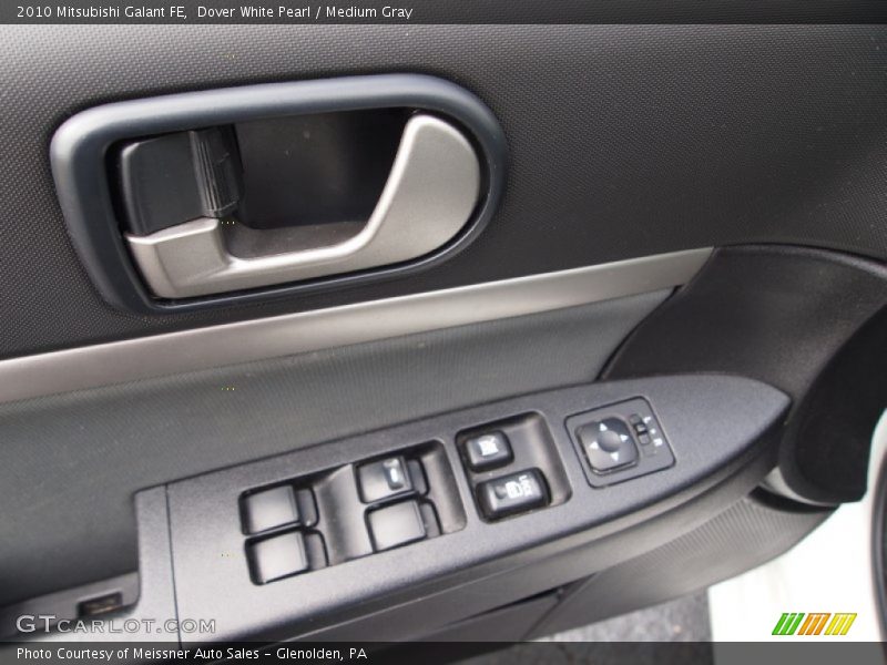 Dover White Pearl / Medium Gray 2010 Mitsubishi Galant FE