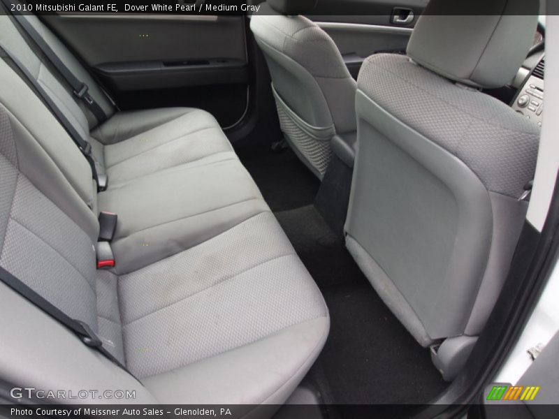 Dover White Pearl / Medium Gray 2010 Mitsubishi Galant FE