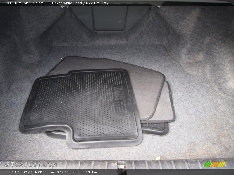 Dover White Pearl / Medium Gray 2010 Mitsubishi Galant FE