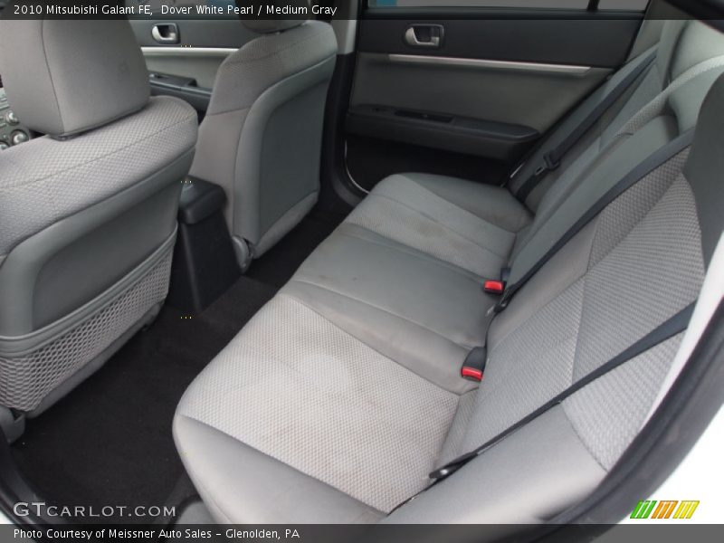 Dover White Pearl / Medium Gray 2010 Mitsubishi Galant FE