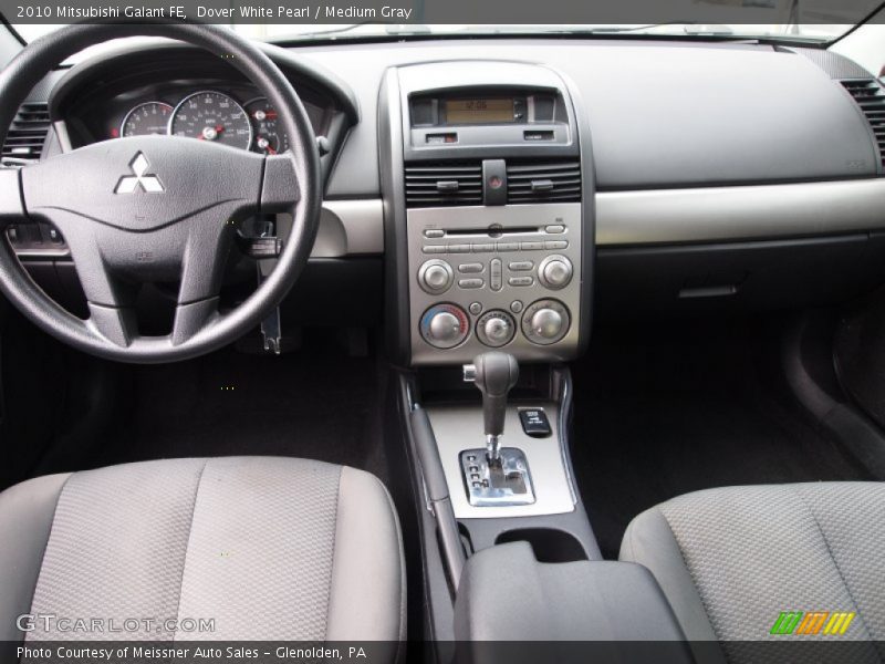 Dover White Pearl / Medium Gray 2010 Mitsubishi Galant FE