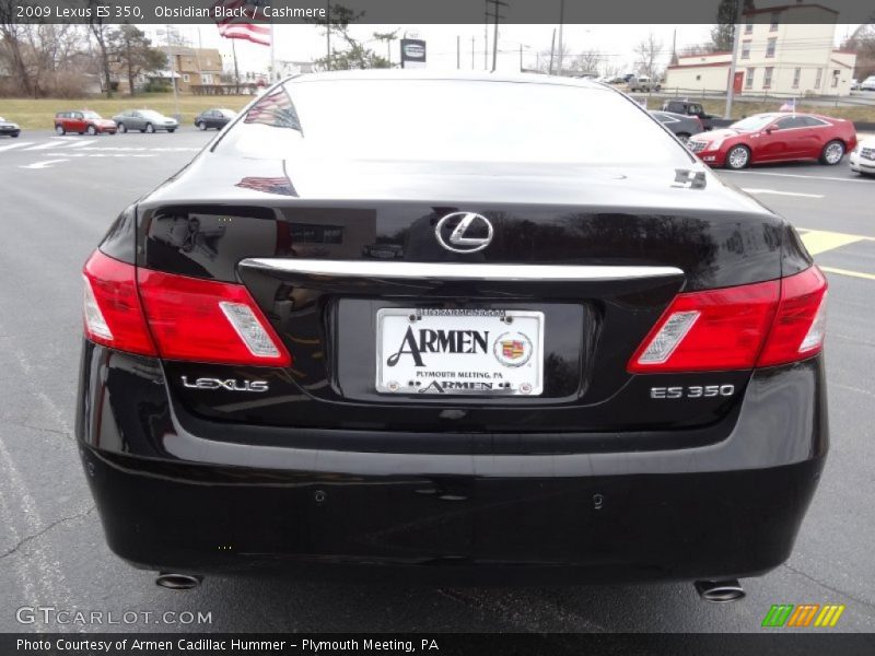 Obsidian Black / Cashmere 2009 Lexus ES 350