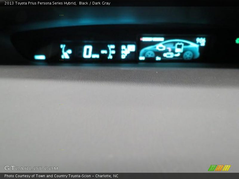 Black / Dark Gray 2013 Toyota Prius Persona Series Hybrid
