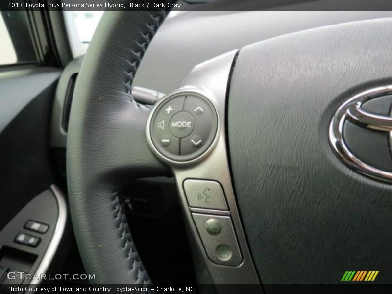 Black / Dark Gray 2013 Toyota Prius Persona Series Hybrid