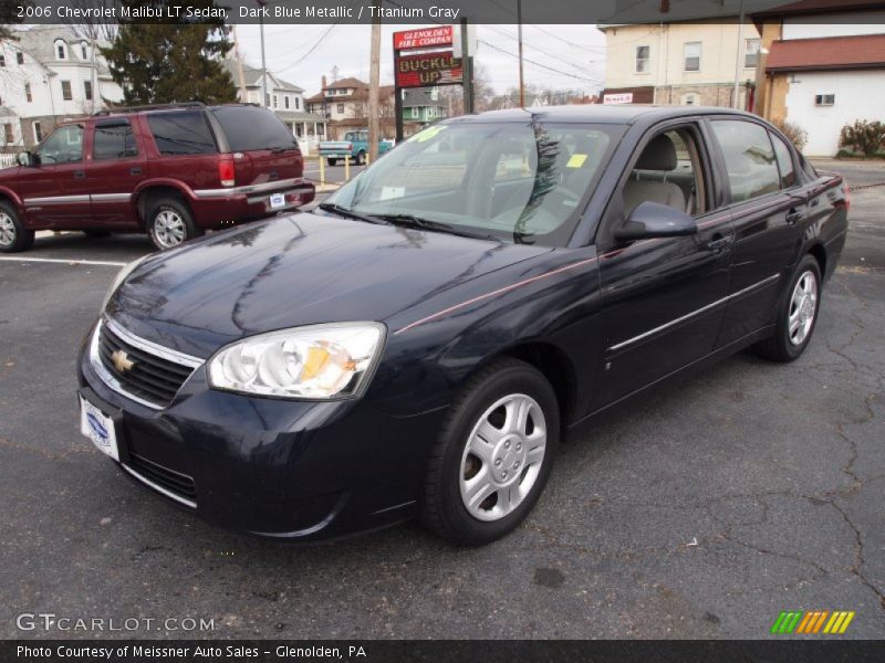 Dark Blue Metallic / Titanium Gray 2006 Chevrolet Malibu LT Sedan