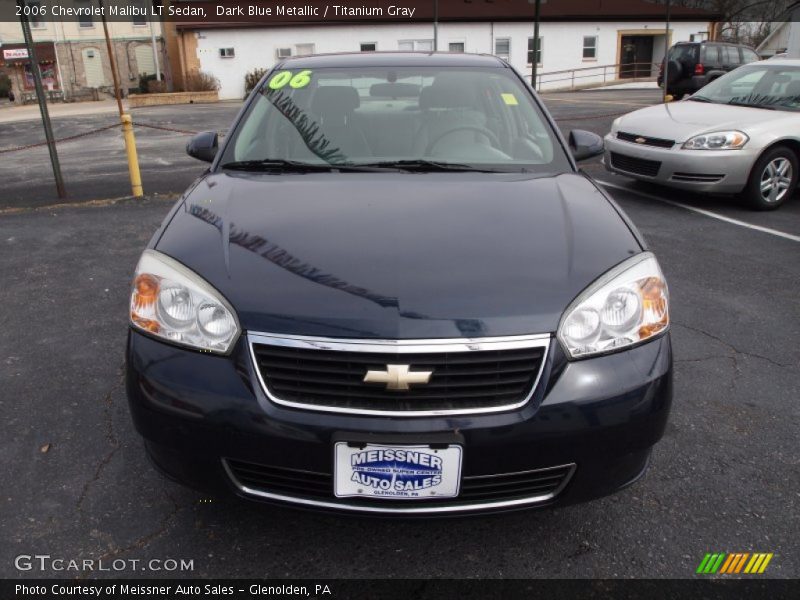 Dark Blue Metallic / Titanium Gray 2006 Chevrolet Malibu LT Sedan