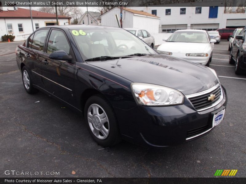 Dark Blue Metallic / Titanium Gray 2006 Chevrolet Malibu LT Sedan