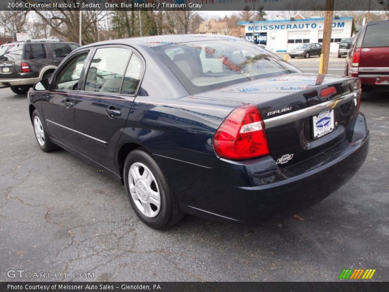 Dark Blue Metallic / Titanium Gray 2006 Chevrolet Malibu LT Sedan