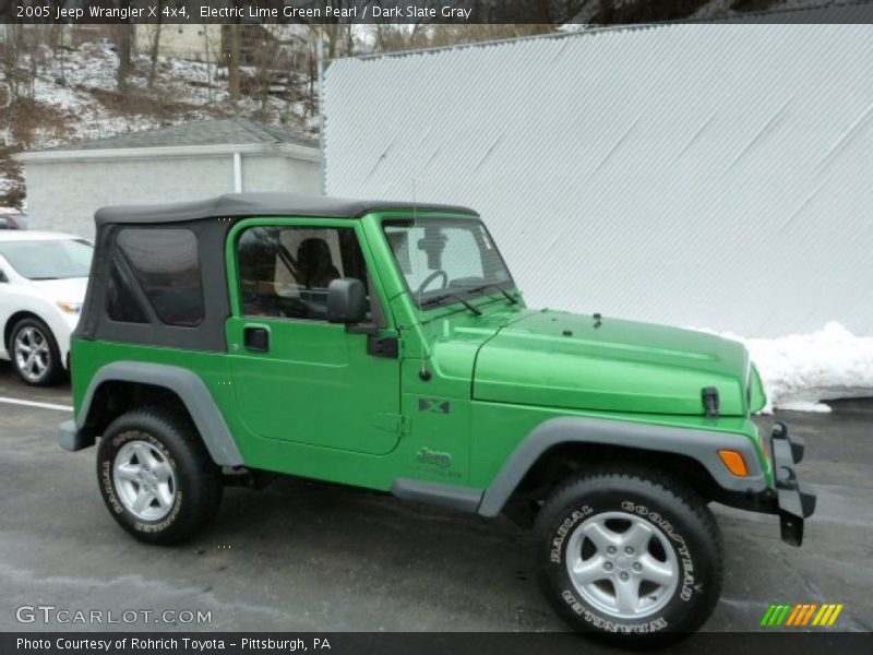  2005 Wrangler X 4x4 Electric Lime Green Pearl