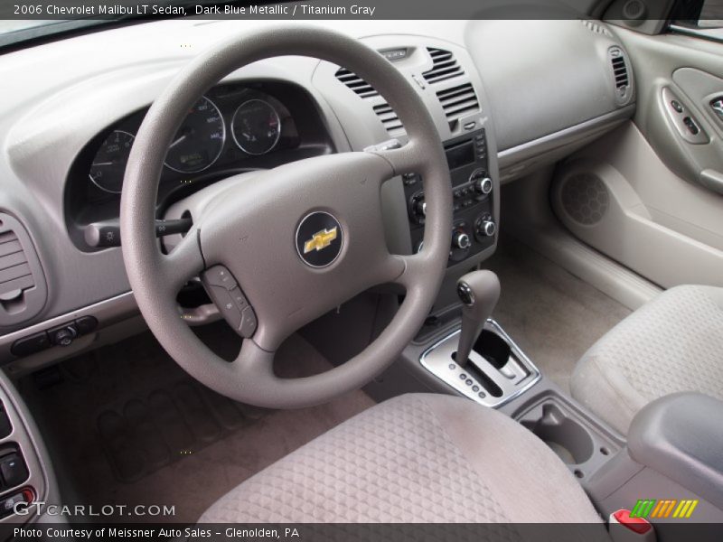 Dark Blue Metallic / Titanium Gray 2006 Chevrolet Malibu LT Sedan