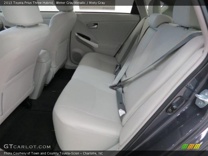 Winter Gray Metallic / Misty Gray 2013 Toyota Prius Three Hybrid