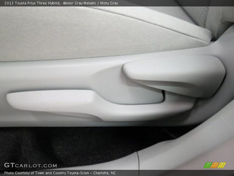 Winter Gray Metallic / Misty Gray 2013 Toyota Prius Three Hybrid