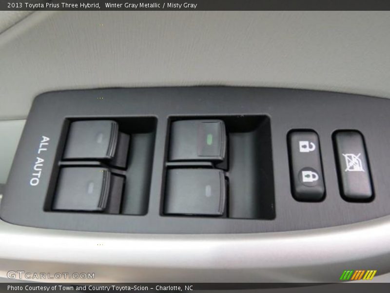 Winter Gray Metallic / Misty Gray 2013 Toyota Prius Three Hybrid